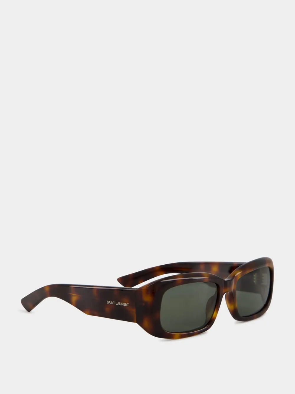 Medium Havana and Grey Rectangular Sunglasses sold by Fashion Clinic product image thumbnail 2