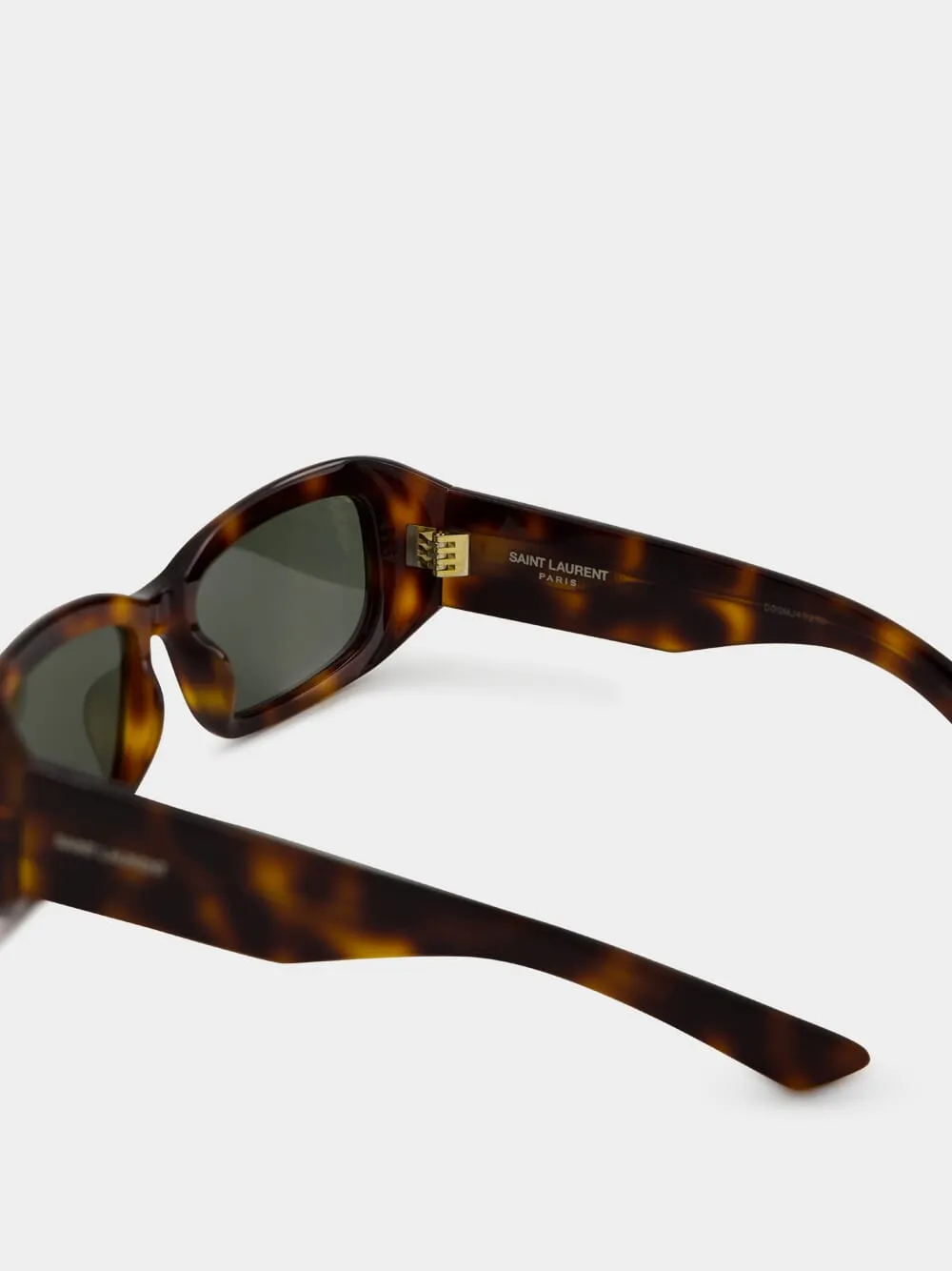 Medium Havana and Grey Rectangular Sunglasses sold by Fashion Clinic product image thumbnail 4