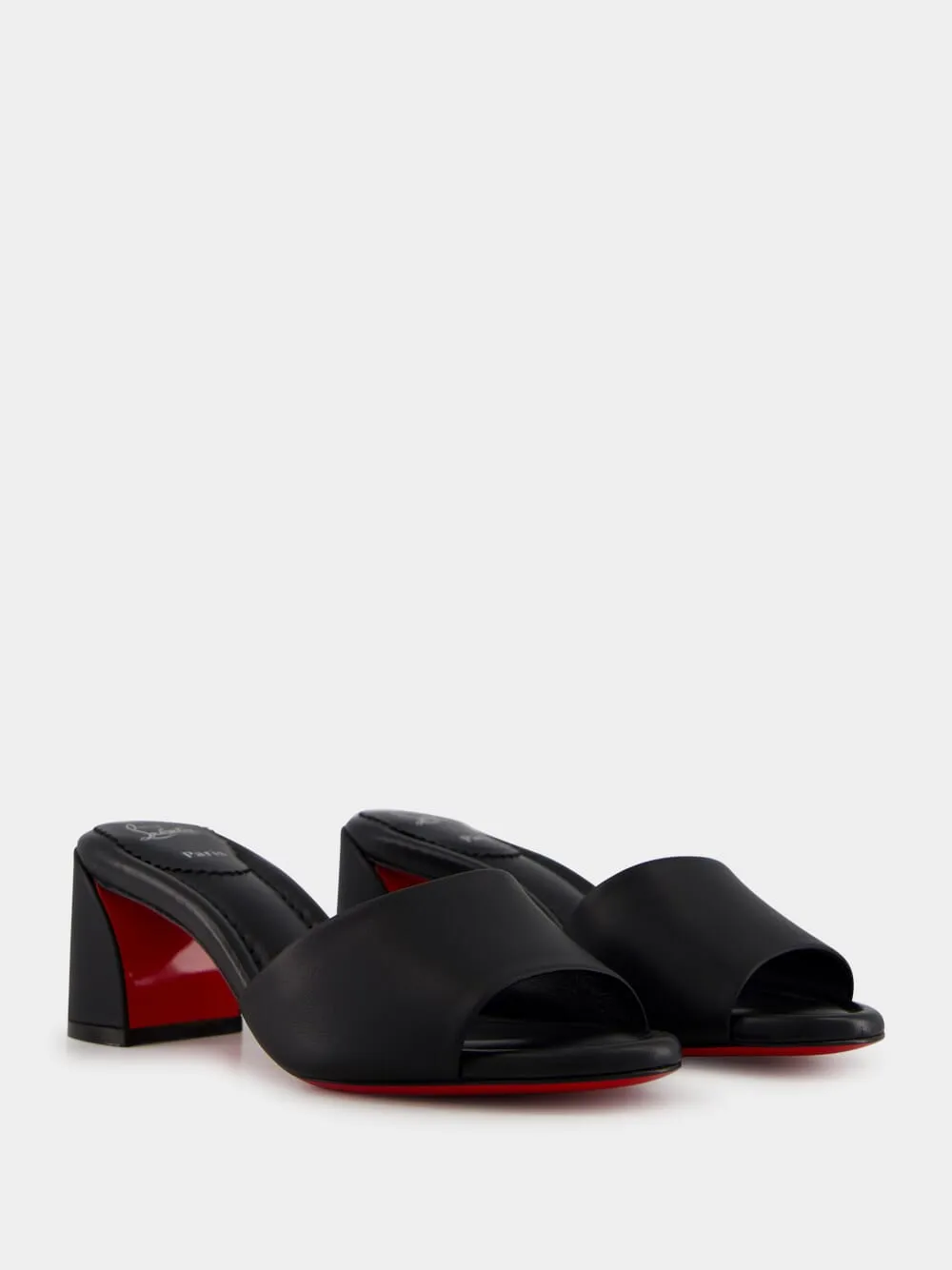 Black Jane Mule Nappa Leather sold by Fashion Clinic product image thumbnail 4