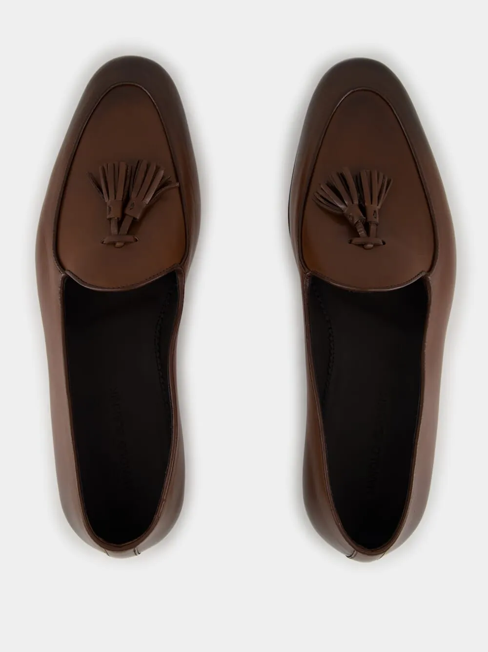 Brown Lennox Calf Leather Loafers sold by Fashion Clinic product image thumbnail 4