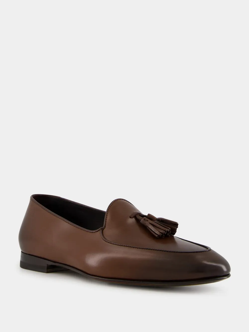 Brown Lennox Calf Leather Loafers sold by Fashion Clinic product image thumbnail 2