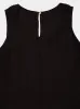 Black Sleeveless Linen Top sold by Fashion Clinic