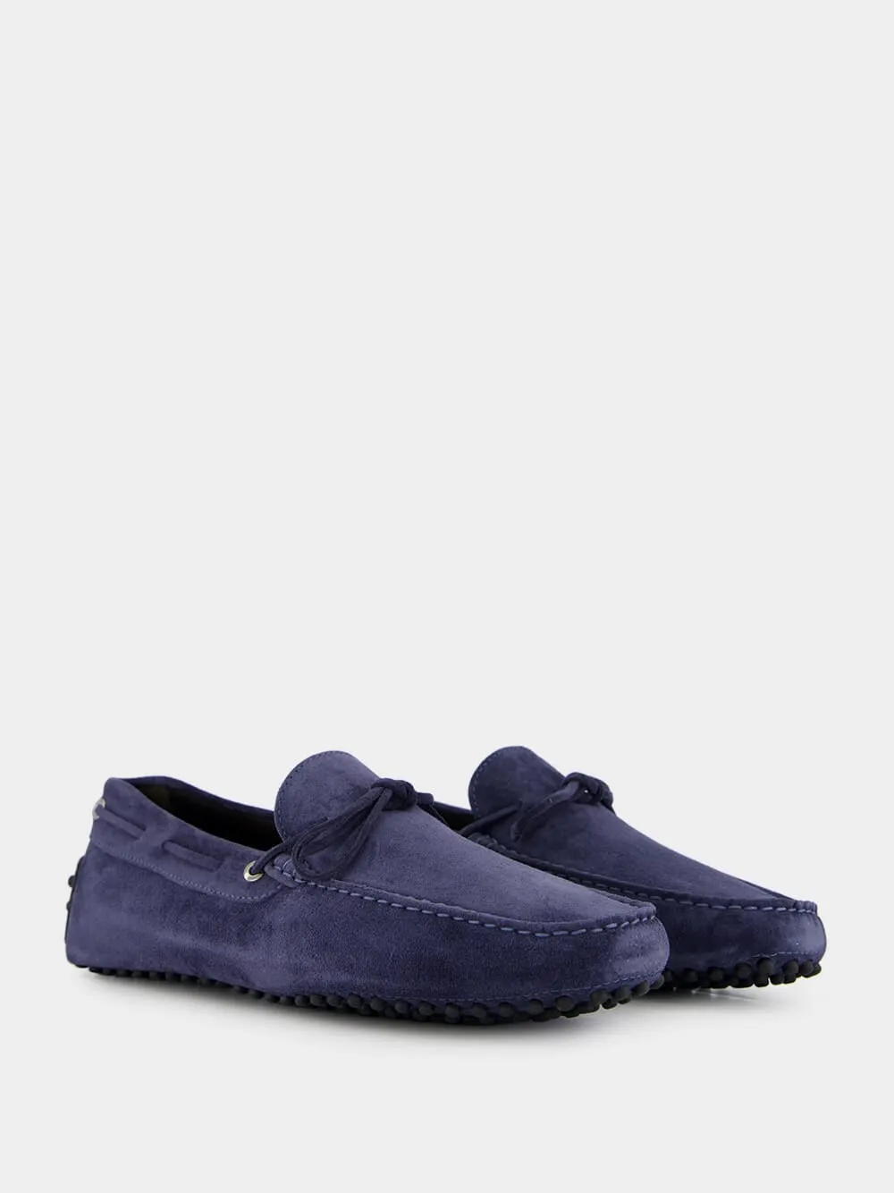 Steel Blue Suede Driving Shoes sold by Fashion Clinic product image thumbnail 3