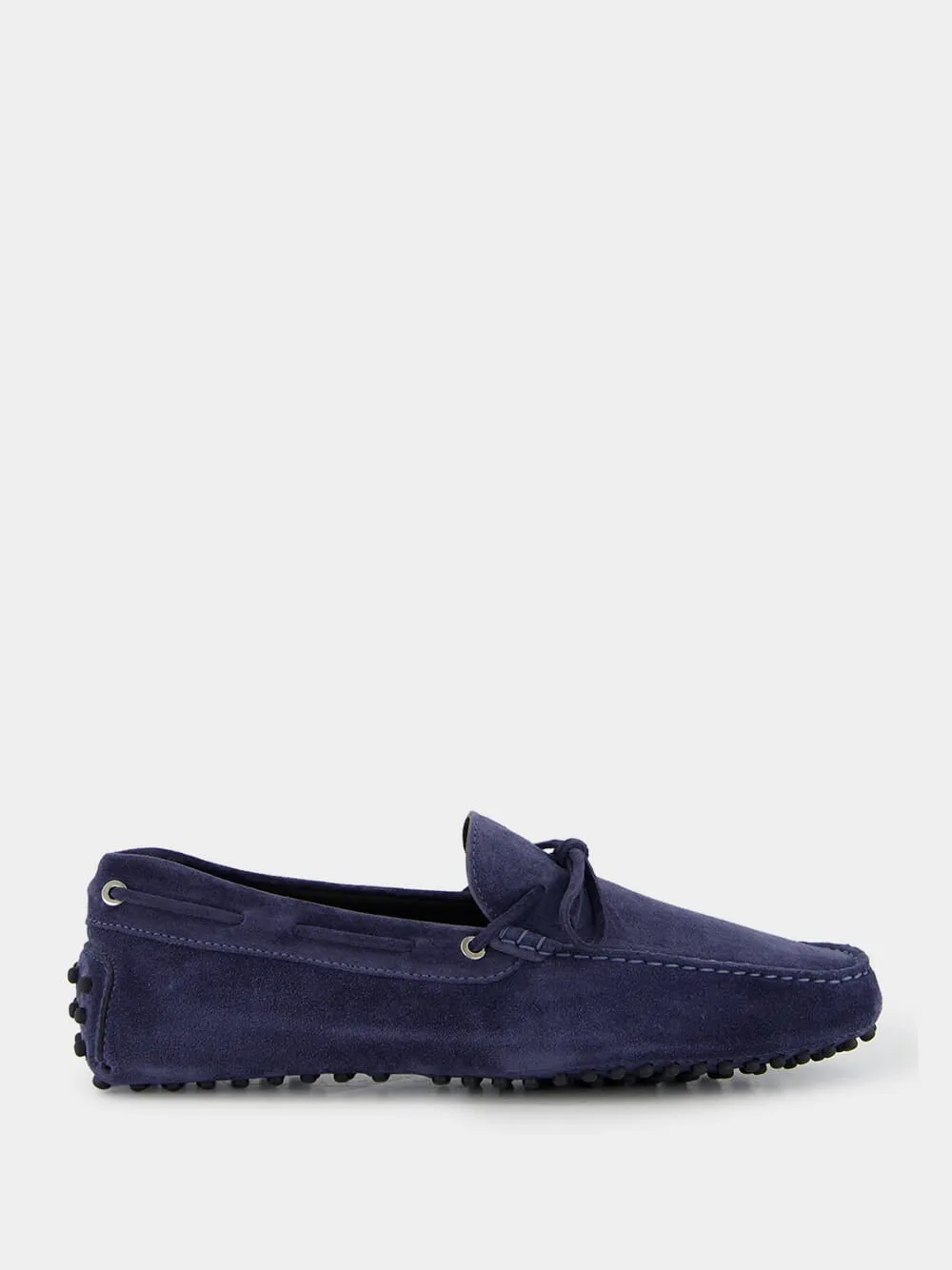 Steel Blue Suede Driving Shoes sold by Fashion Clinic