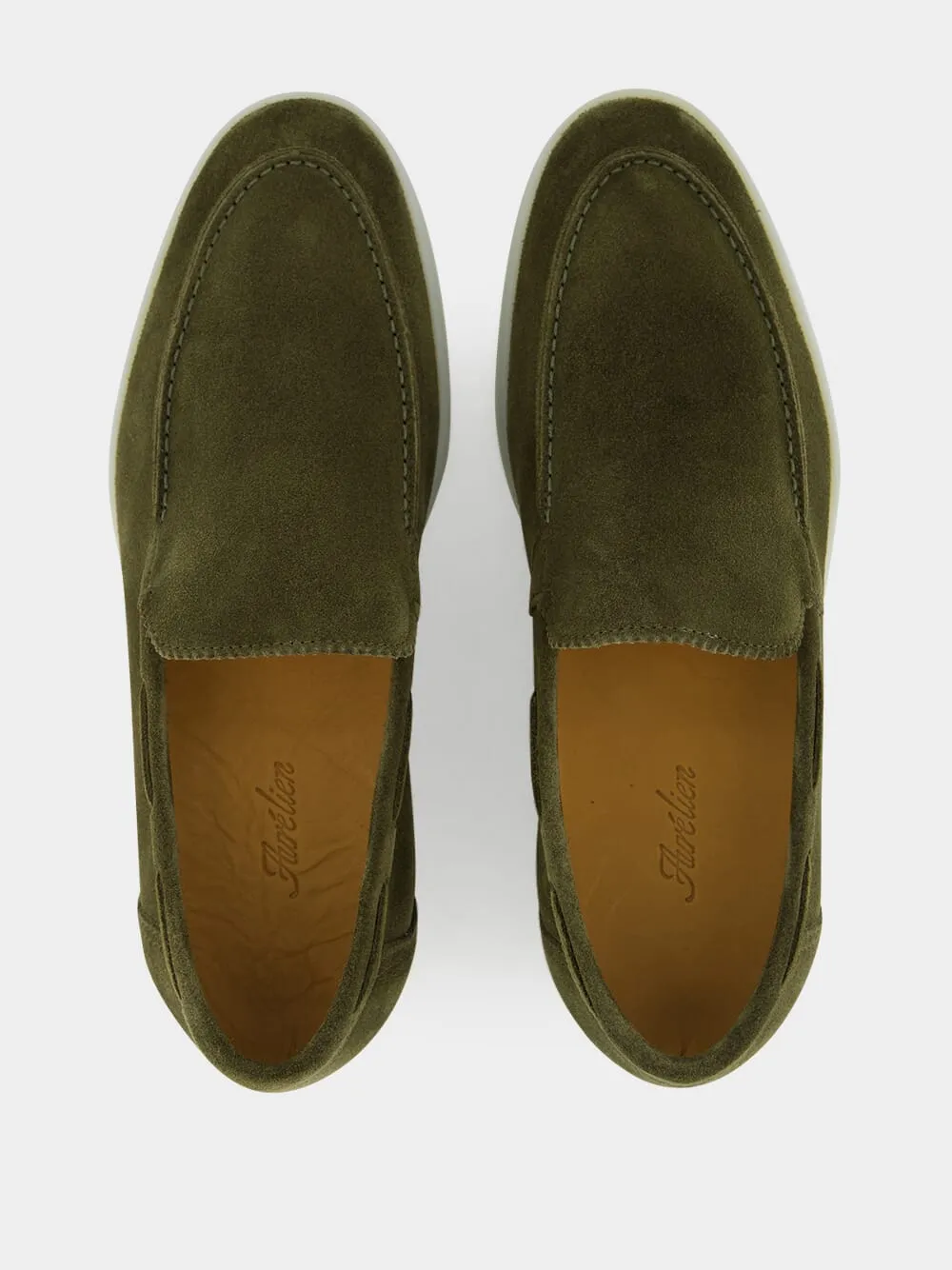 Olive Yacht Loafers sold by Fashion Clinic product image thumbnail 4