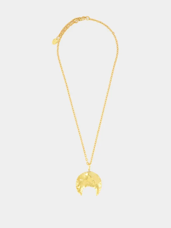 Gold Sol Y Luna Necklace sold by Fashion Clinic