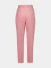 Pink Tailored Double Wool Crepe Pants sold by Fashion Clinic