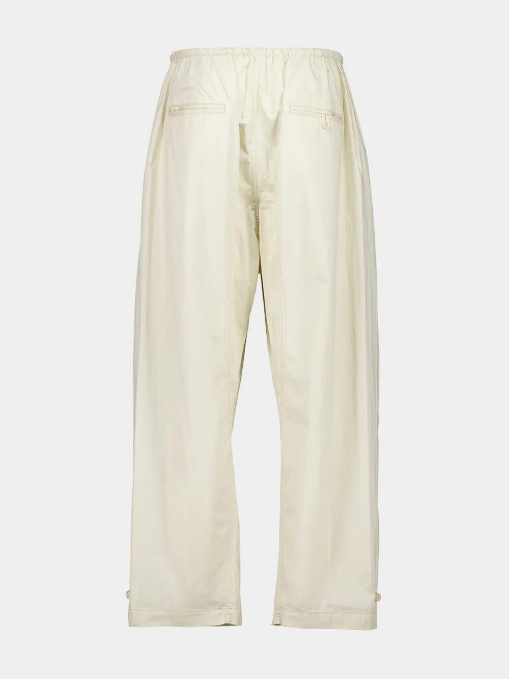 Creamy White Twisted Cotton Pants sold by Fashion Clinic product image thumbnail 2