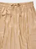 Pale Beige Stretch Silk Cargo PJ Pants sold by Fashion Clinic