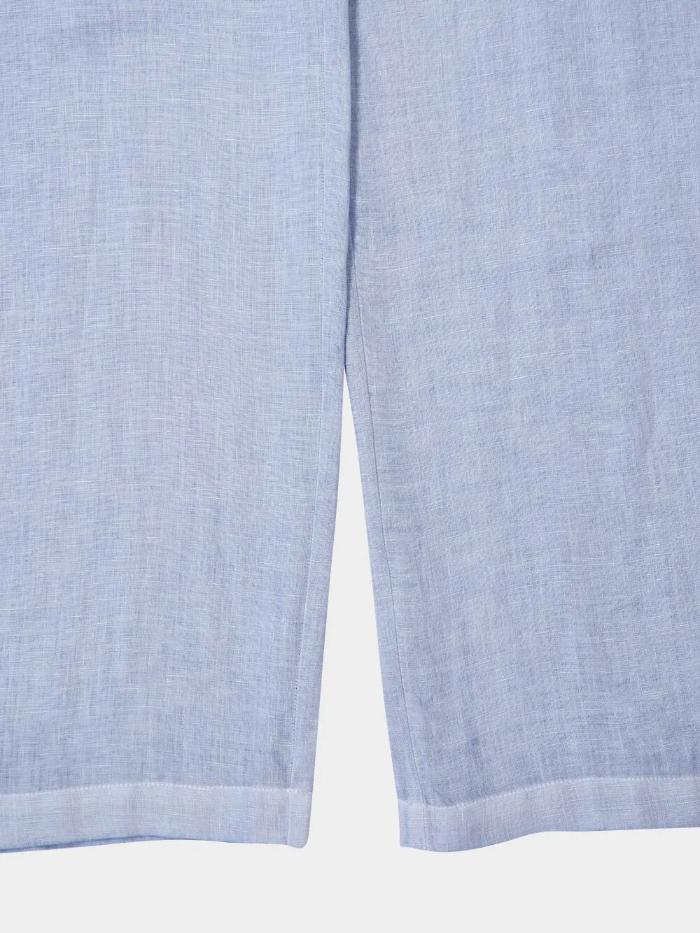 Sea Soft Fade Linen Drawstring Pants sold by Fashion Clinic product image thumbnail 4