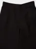 Black Wide-Leg Linen Pants sold by Fashion Clinic
