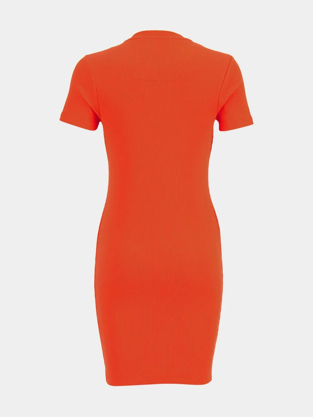 Orange 4G Plaque Short-Sleeved Mini Dress sold by Fashion Clinic product image thumbnail 2