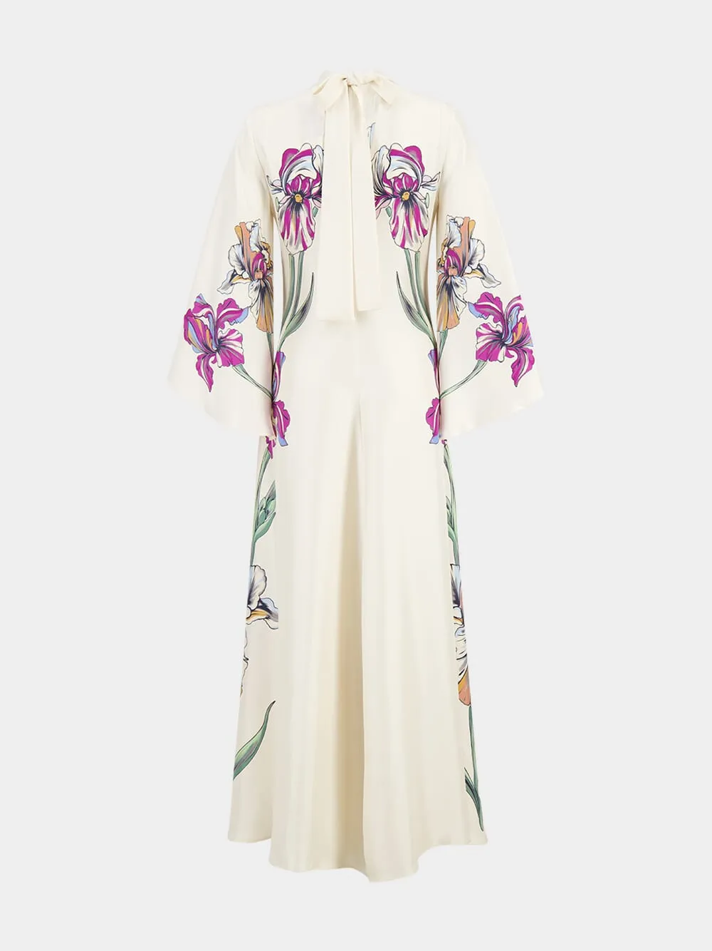 Iris Placée Floral Silk Maxi Dress sold by Fashion Clinic product image thumbnail 2