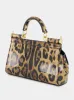 Leopard Print Small Sicily Handbag sold by Fashion Clinic