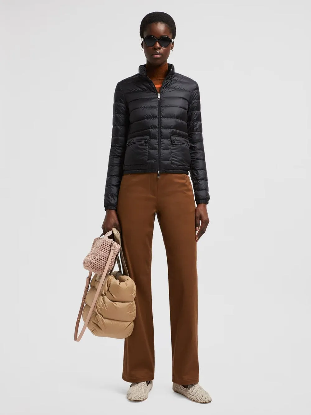 Black Lans Packable Short Down Jacket sold by Fashion Clinic product image thumbnail 2