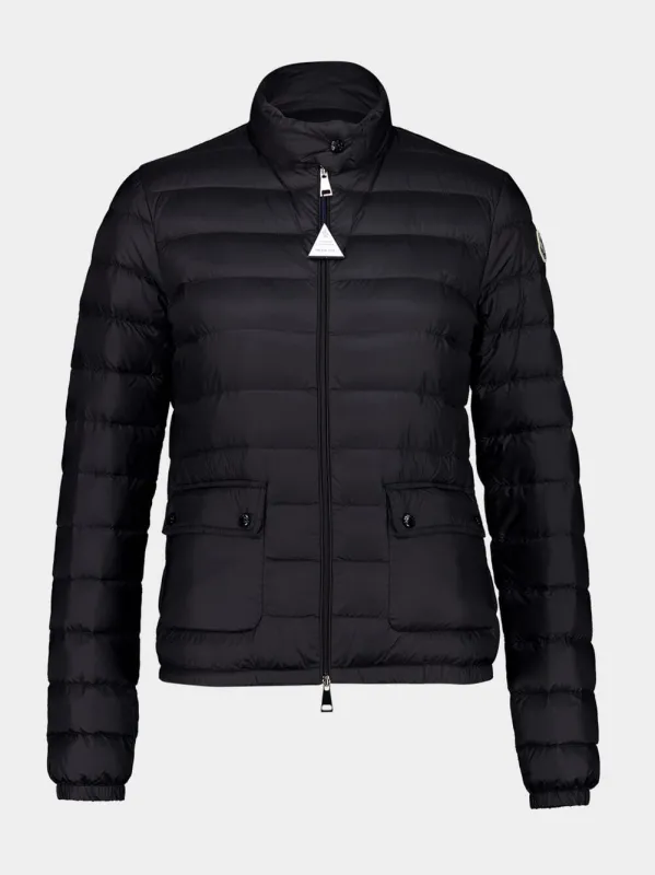 Black Lans Packable Short Down Jacket sold by Fashion Clinic