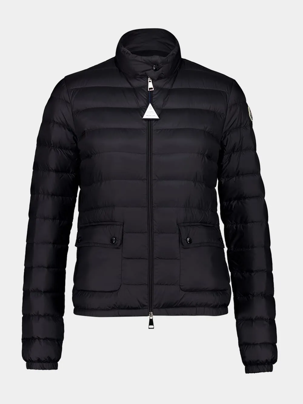 Black Lans Packable Short Down Jacket sold by Fashion Clinic
