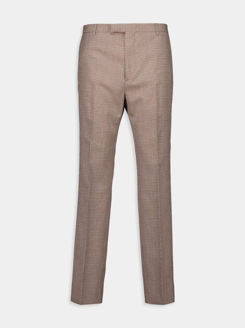 Gingham Wool Pants sold by Fashion Clinic