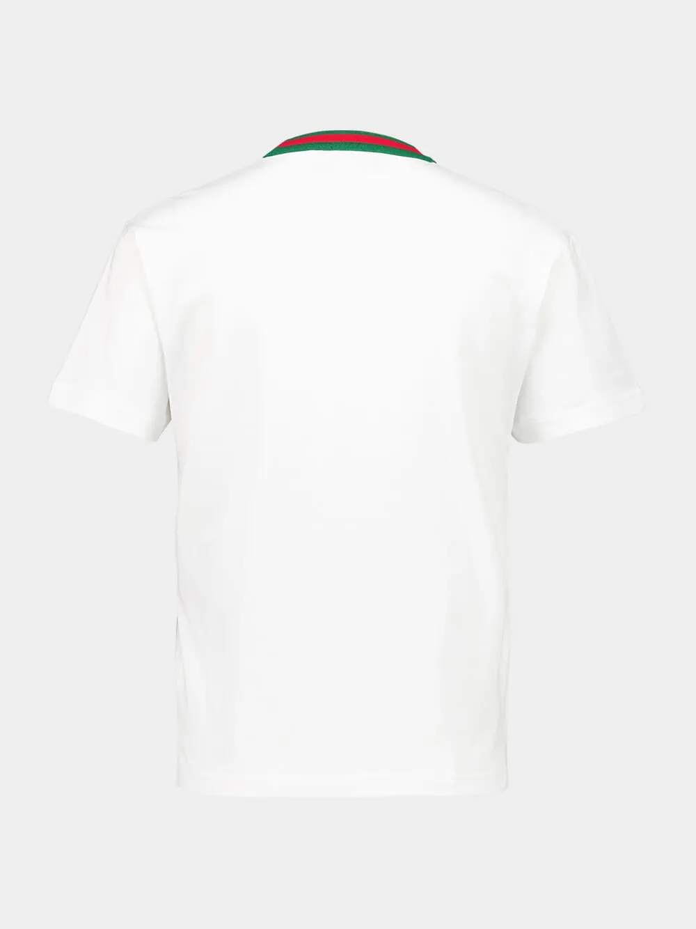 White Jersey T-Shirt with Web sold by Fashion Clinic product image thumbnail 2