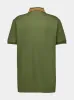 Dark Green Cotton Piquet Polo Top sold by Fashion Clinic