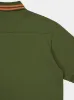 Dark Green Cotton Piquet Polo Top sold by Fashion Clinic