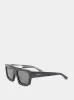 Black Rectangular Frame Sunglasses sold by Fashion Clinic