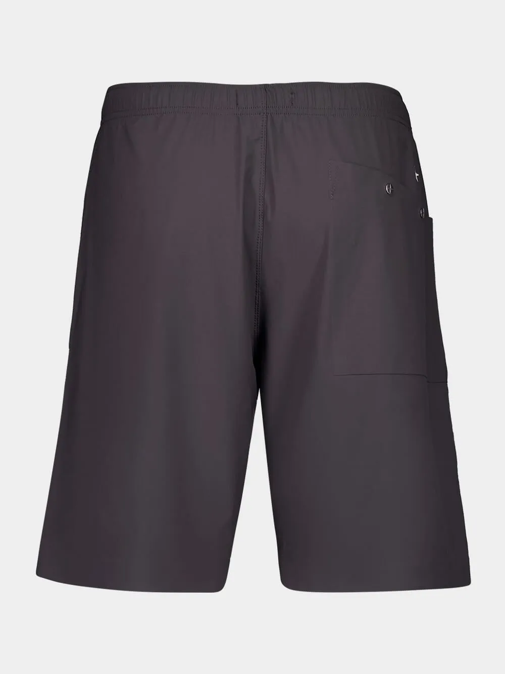 Lead Grey Nylon Bermuda Shorts sold by Fashion Clinic product image thumbnail 2