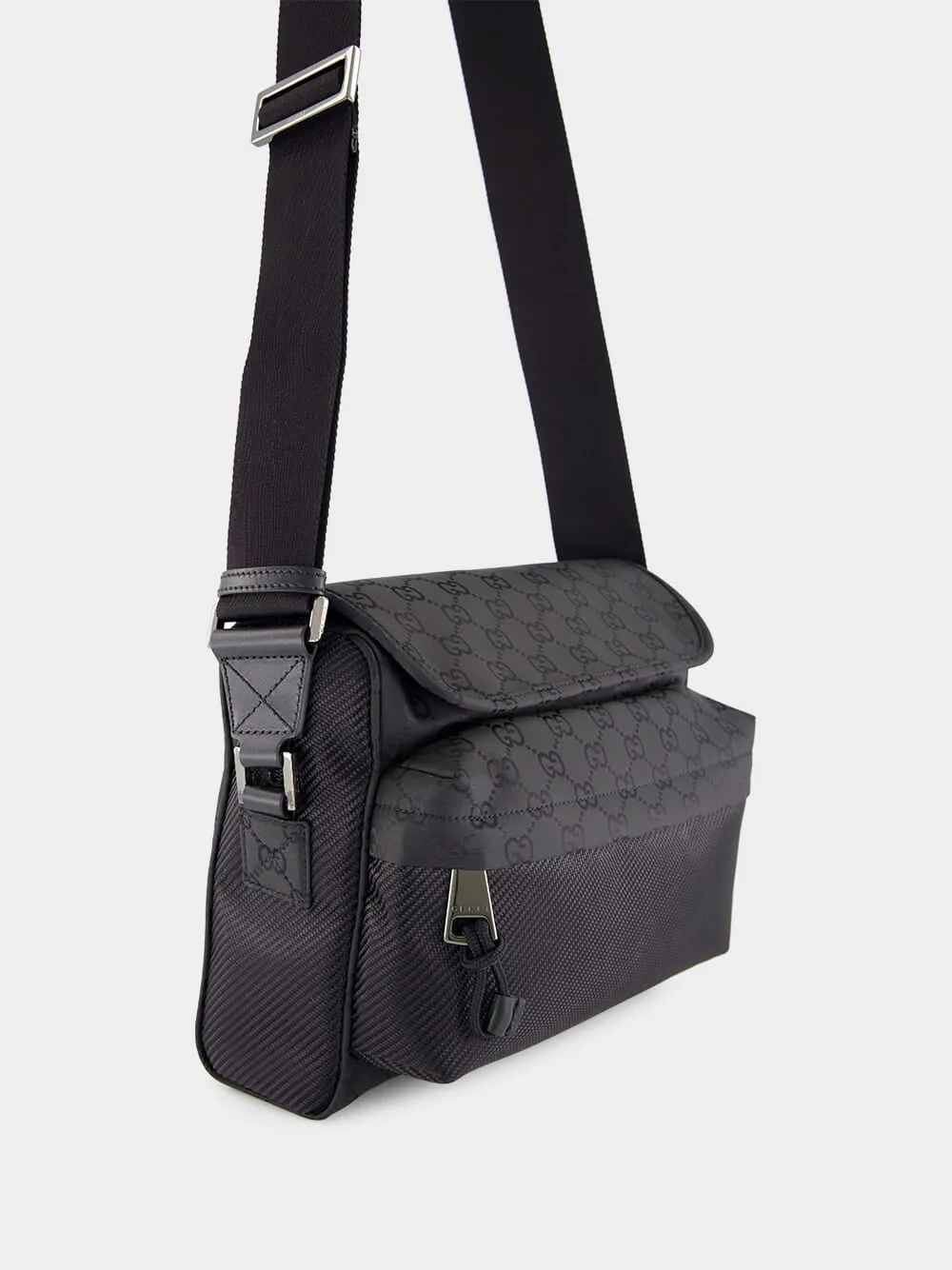 Black Medium GG Crossbody Bag sold by Fashion Clinic product image thumbnail 3
