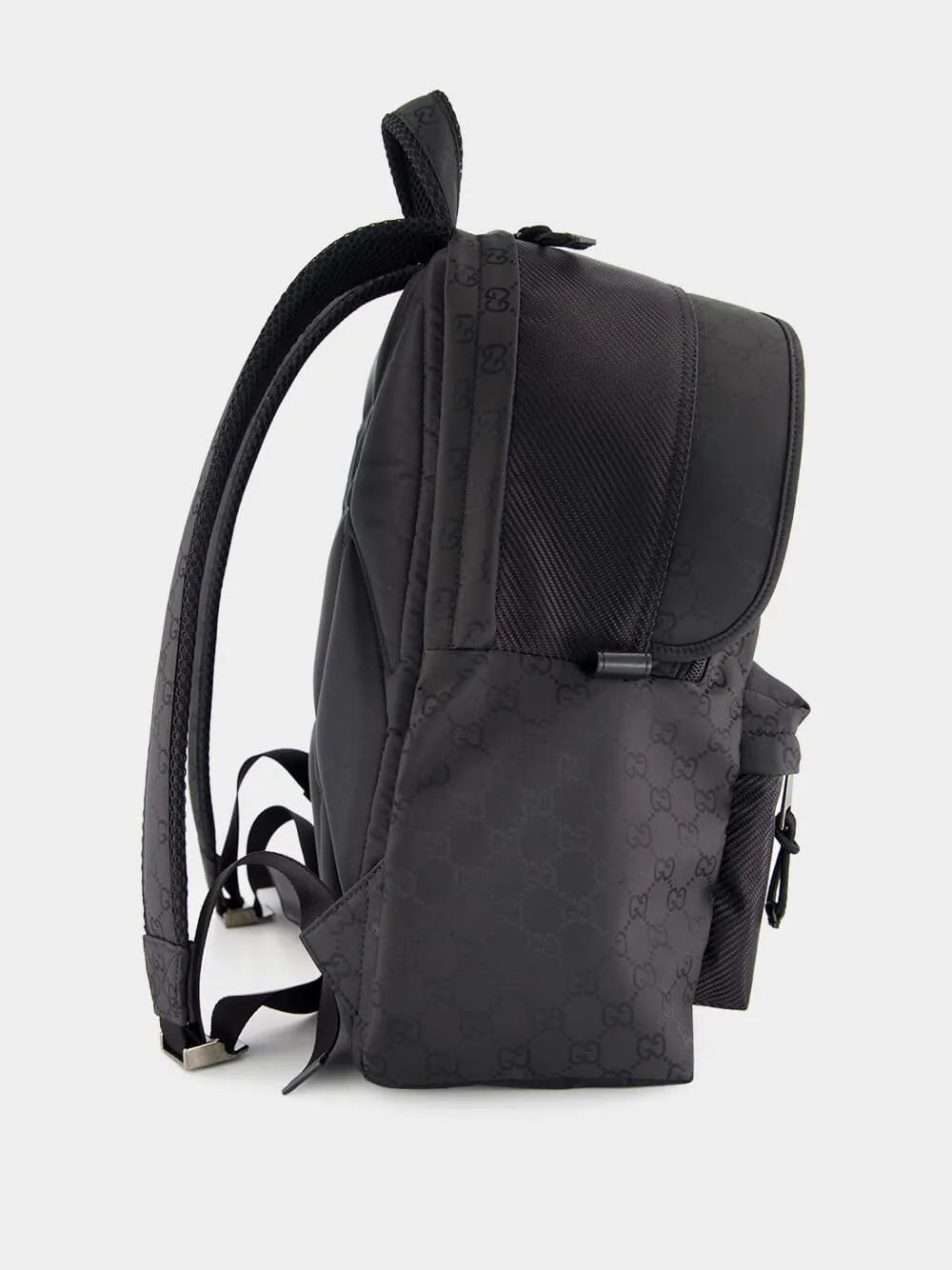 Black Medium GG Backpack sold by Fashion Clinic product image thumbnail 3