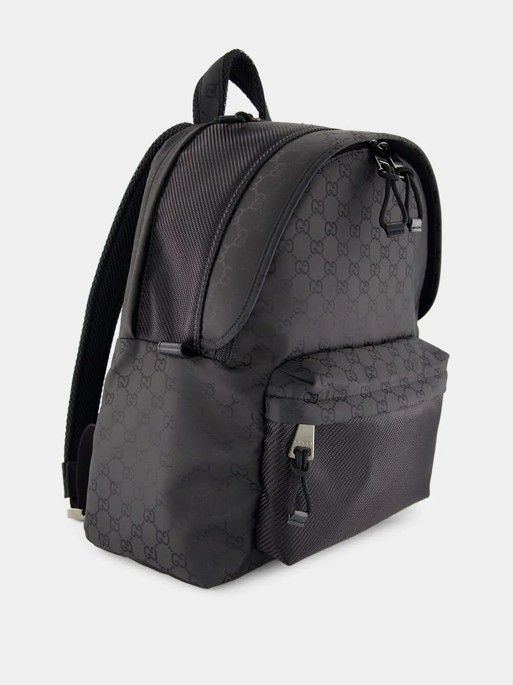 Black Medium GG Backpack sold by Fashion Clinic product image thumbnail 2
