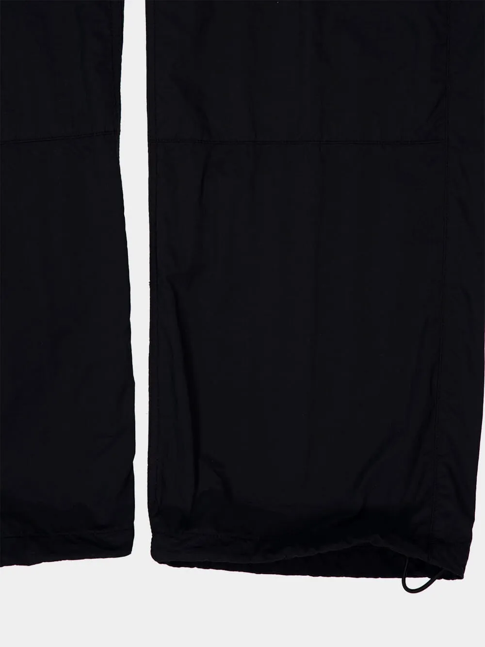 Black Relaxed Fit Ghost Nylon Trousers sold by Fashion Clinic product image thumbnail 4