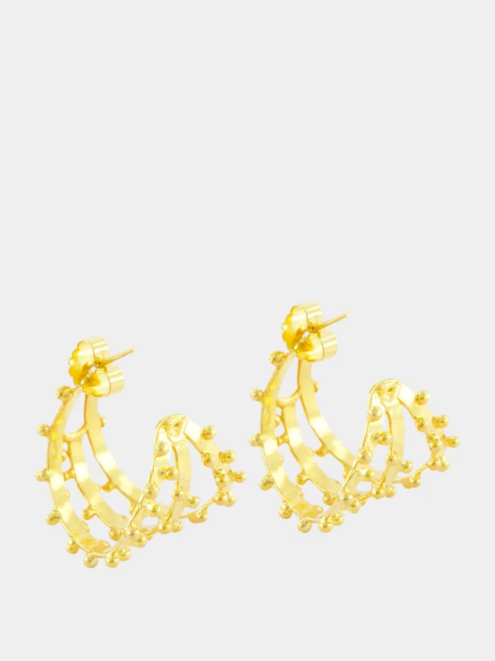 Gold Gypset Earrings sold by Fashion Clinic product image thumbnail 2