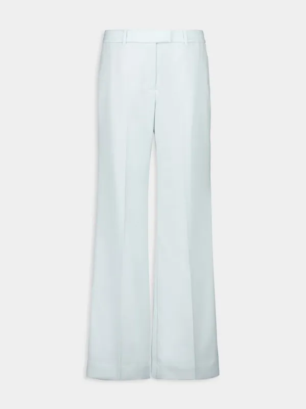 Sea Foam Illuminate Straight Tux Trousers sold by Fashion Clinic
