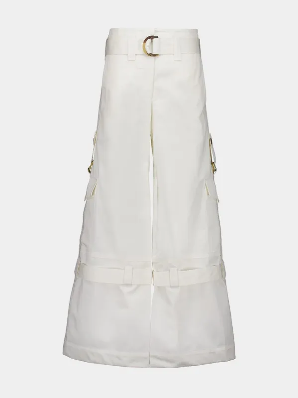 Ivory Illuminate Cargo Pant sold by Fashion Clinic