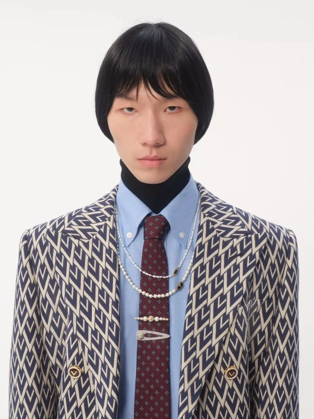 Cream Ovalette Pearl Necklace sold by Fashion Clinic