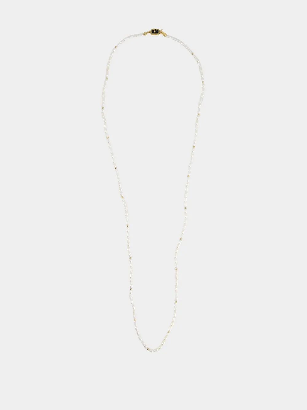 Cream Ovalette Pearl Necklace sold by Fashion Clinic product image thumbnail 2