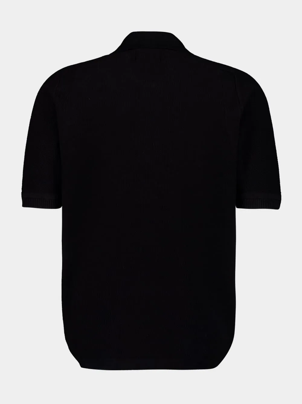 Black Soft Organic Cotton Polo Shirt sold by Fashion Clinic product image thumbnail 2