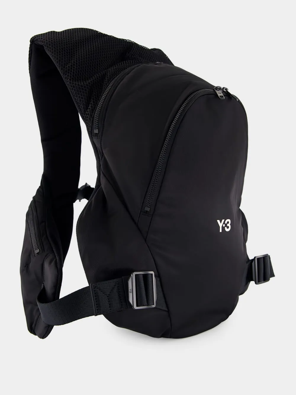 Black Technical Vest Backpack sold by Fashion Clinic product image thumbnail 2