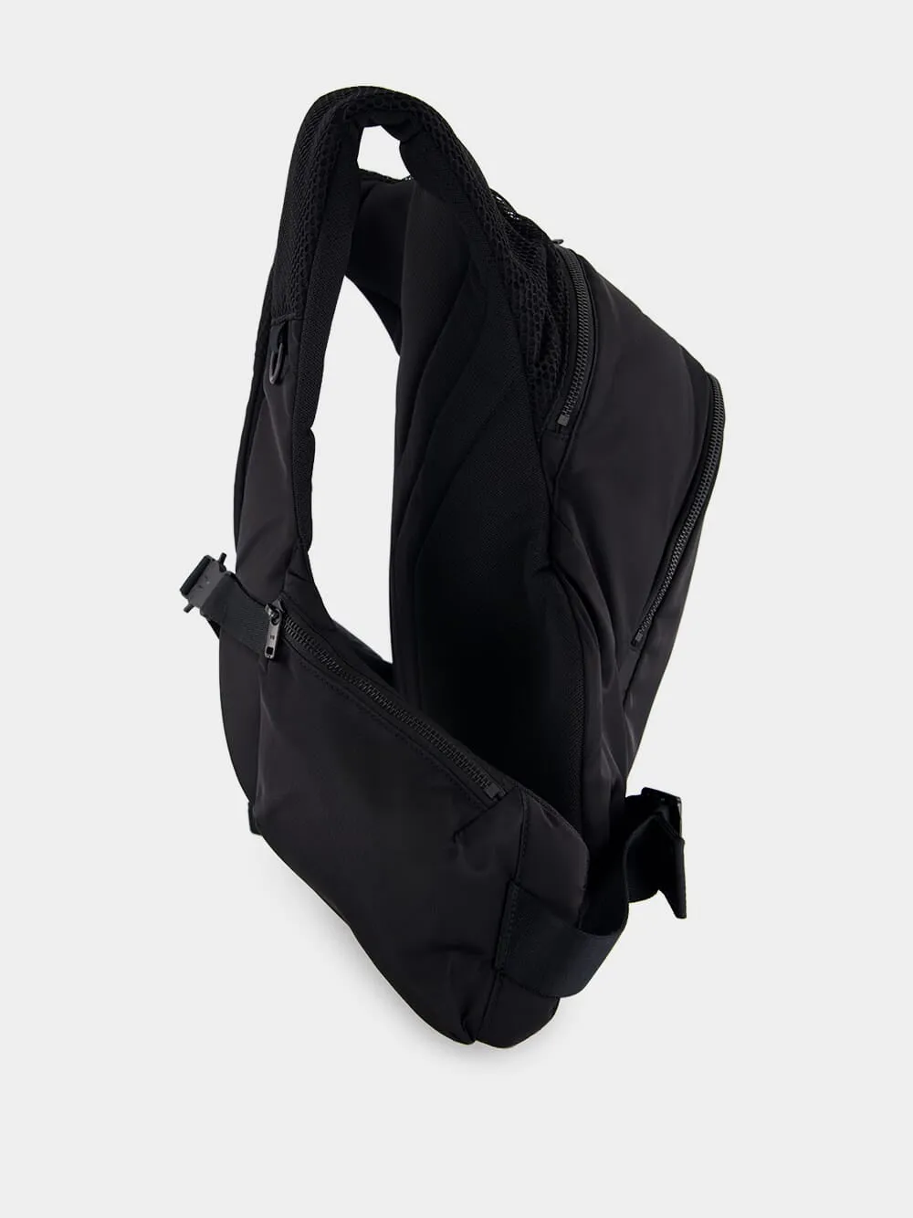 Black Technical Vest Backpack sold by Fashion Clinic product image thumbnail 3