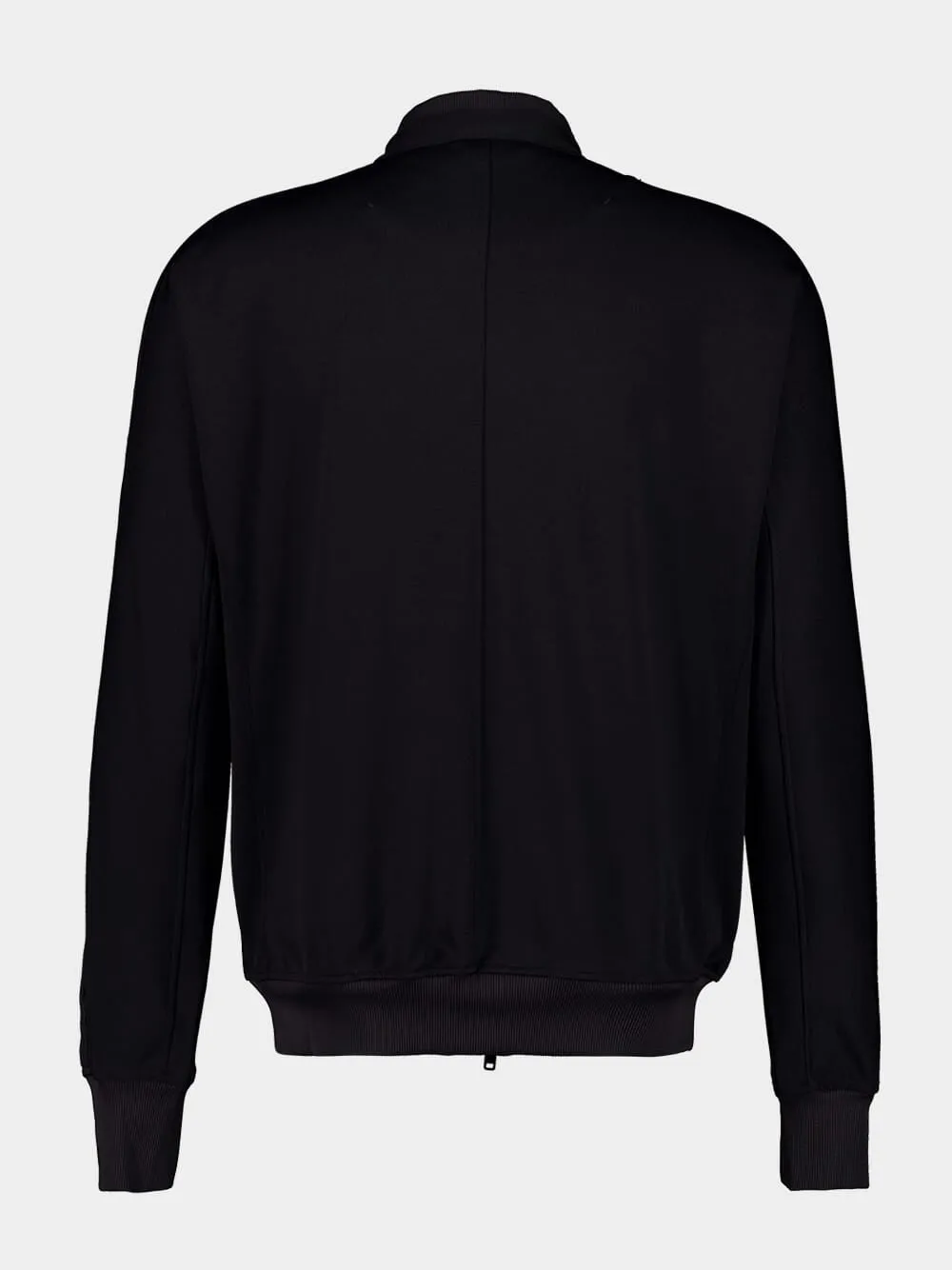 Black 3-Stripes Mesh Track Jacket sold by Fashion Clinic product image thumbnail 3