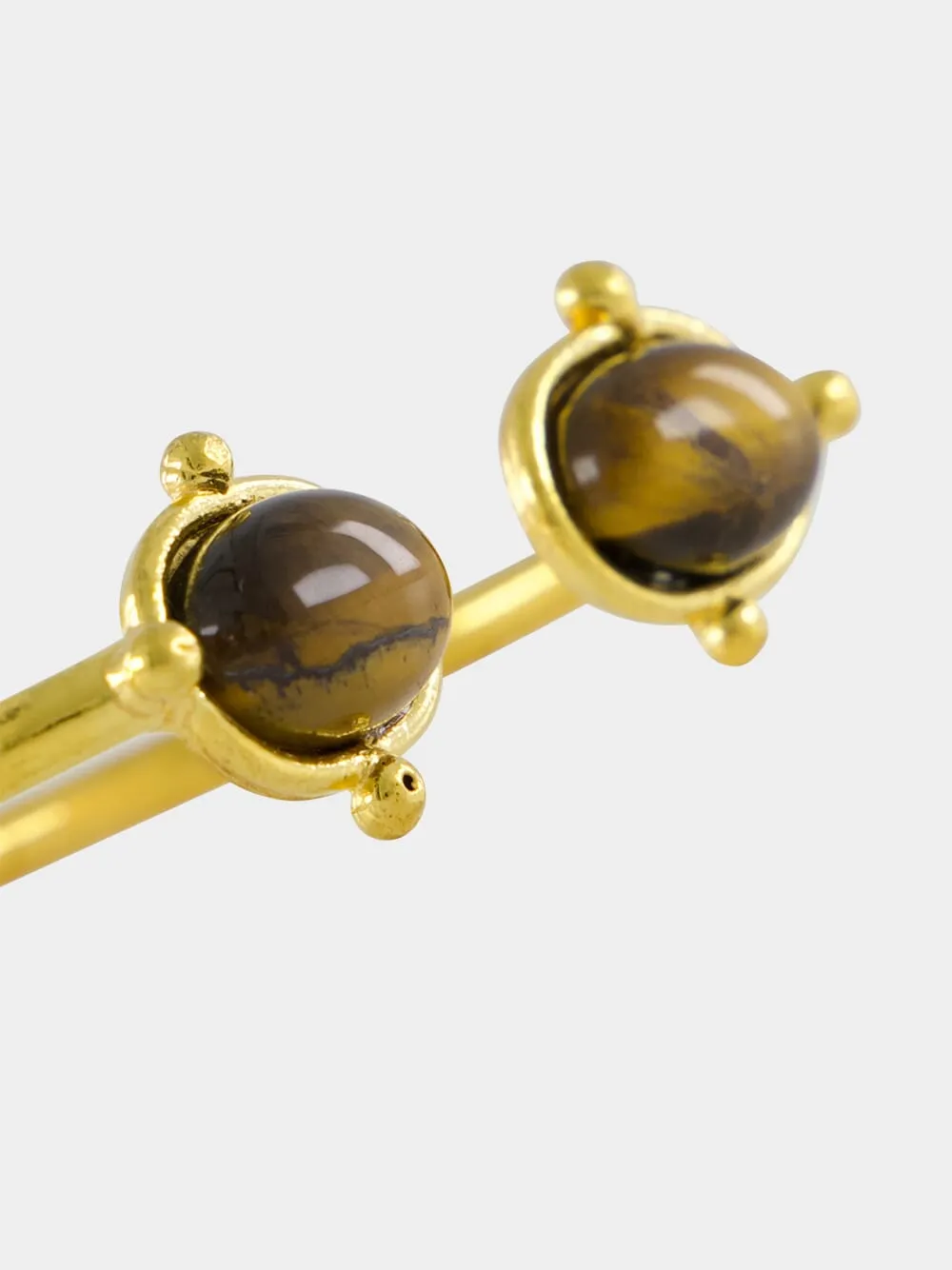 Gold Holis Bracelet with Tiger's Eye sold by Fashion Clinic product image thumbnail 4