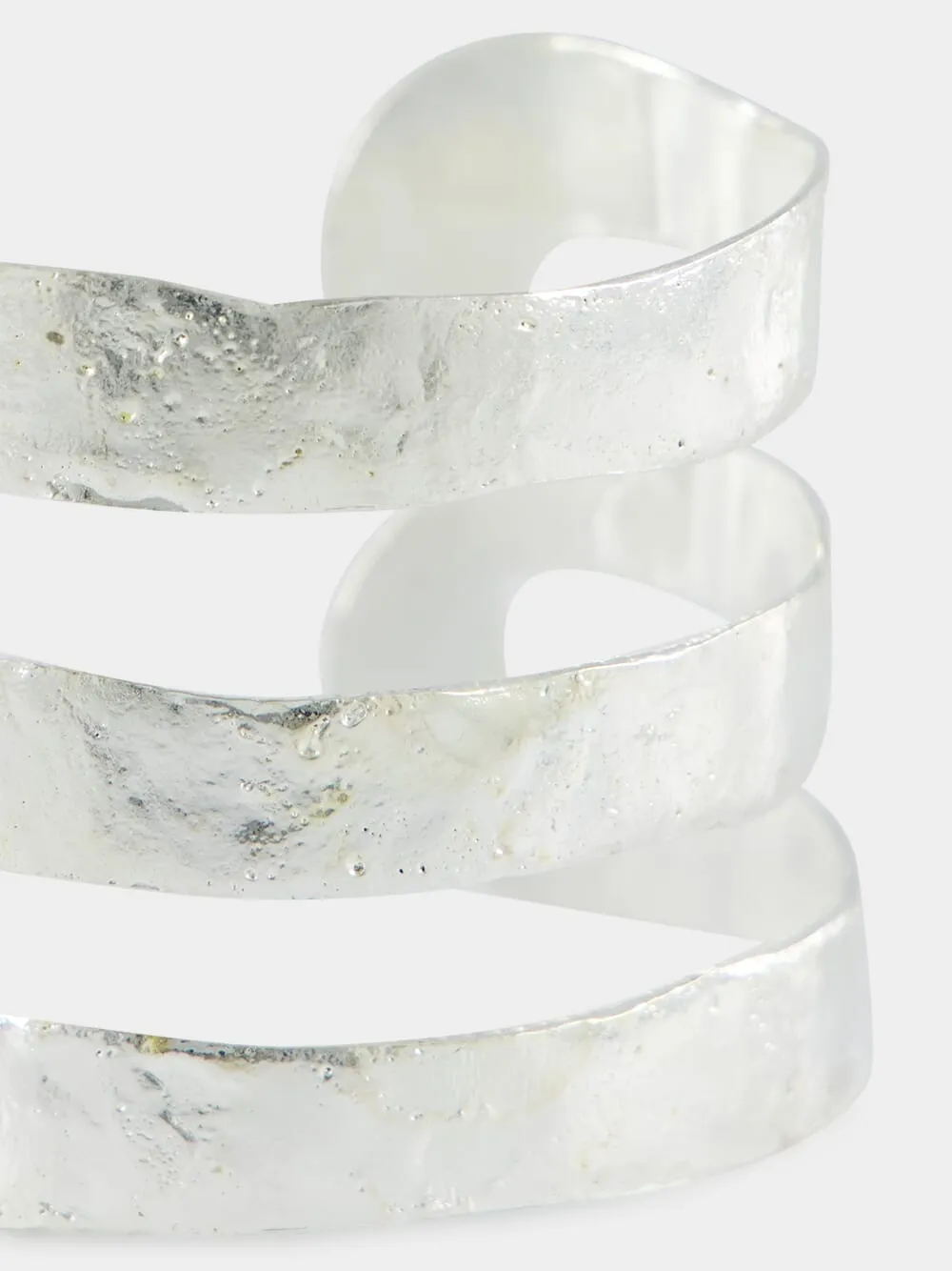 Silver Bianca Cuff Bracelet sold by Fashion Clinic product image thumbnail 4
