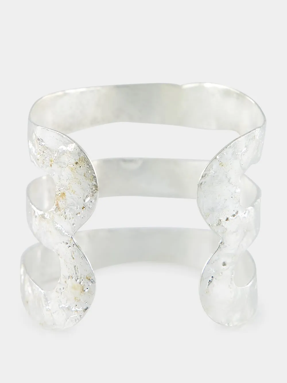 Silver Bianca Cuff Bracelet sold by Fashion Clinic product image thumbnail 2