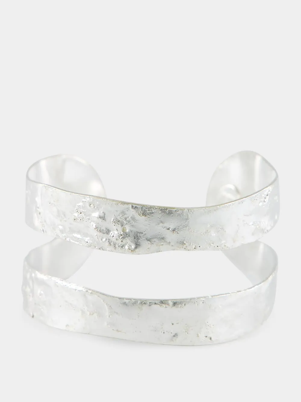 Silver Bianca Small Cuff Bracelet sold by Fashion Clinic product image thumbnail 2