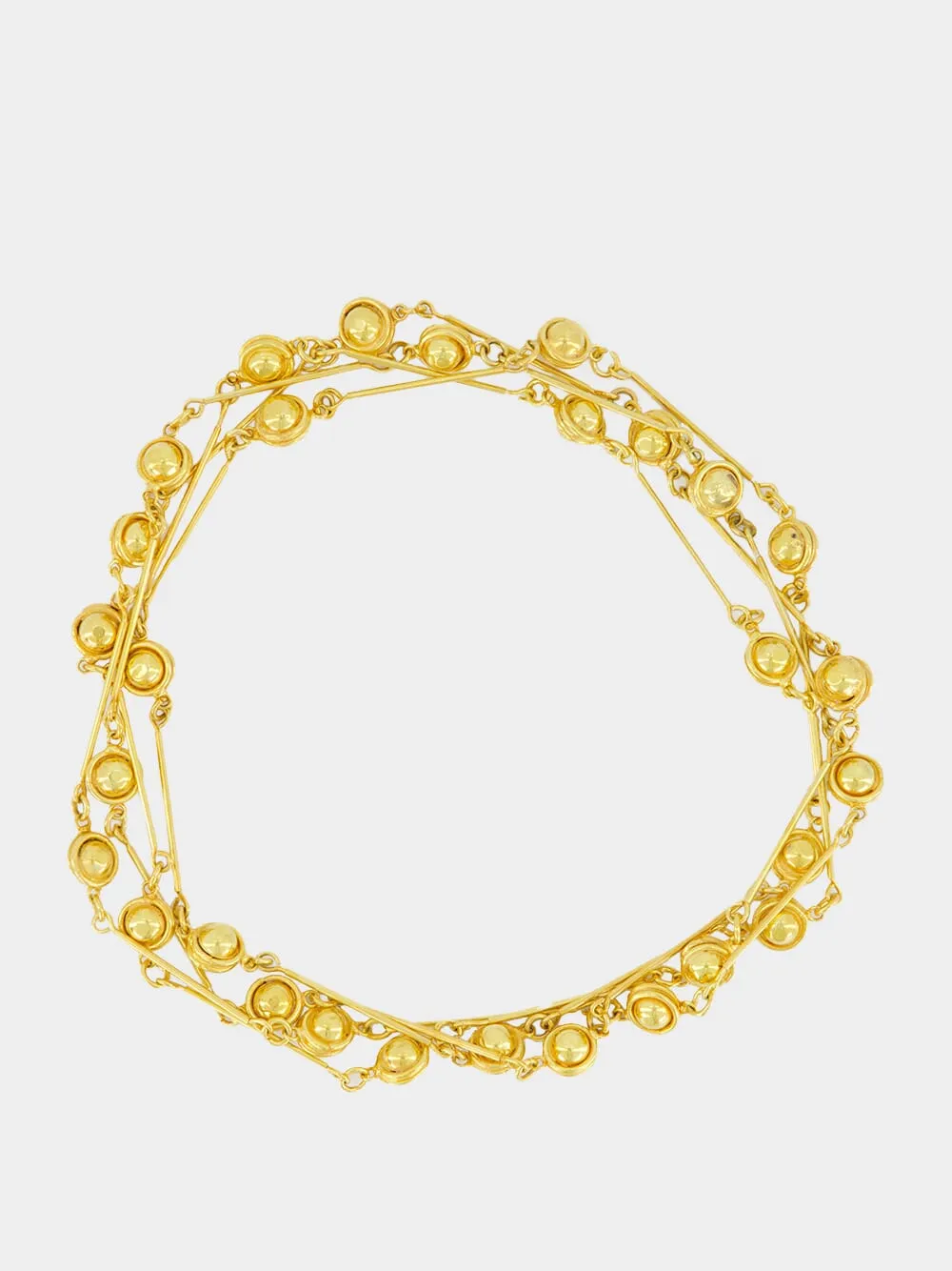 Gold Candies Necklace in Brass sold by Fashion Clinic product image thumbnail 2