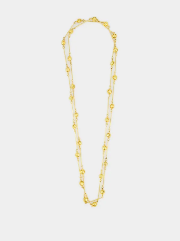 Gold Candies Necklace in Brass sold by Fashion Clinic