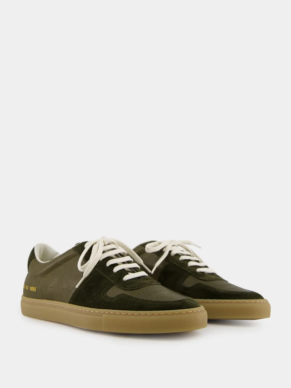 Olive Green Ball Duo Slim Sneakers sold by Fashion Clinic product image thumbnail 3