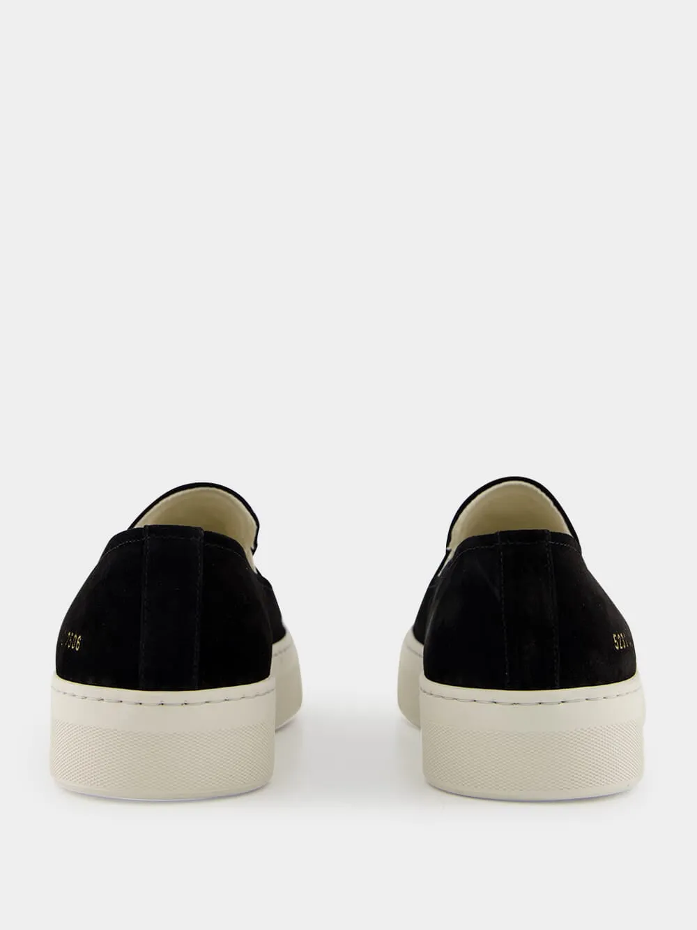Black Suede Slip-On Sneakers sold by Fashion Clinic product image thumbnail 5