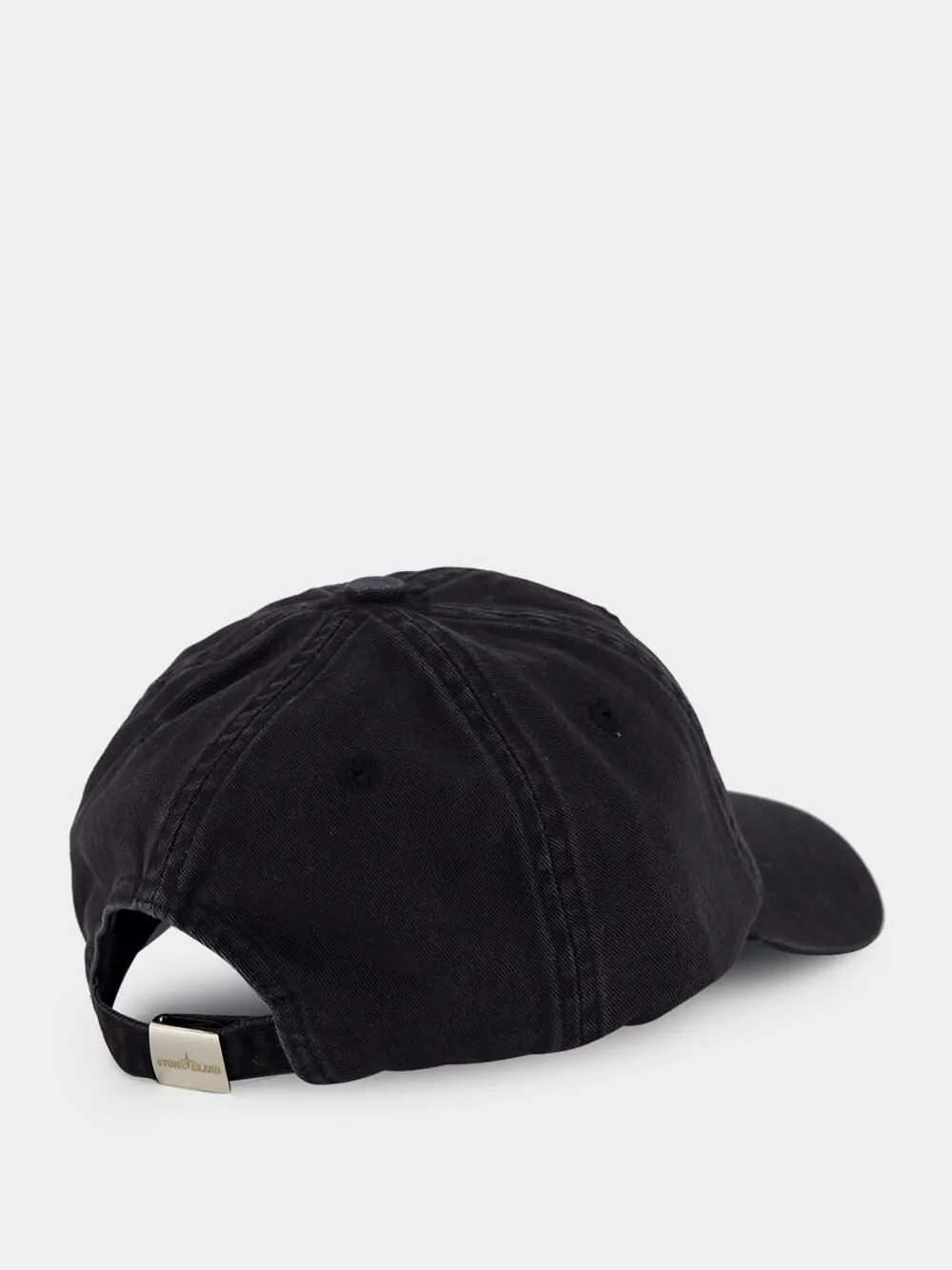 Black Brushed Cotton Baseball Cap sold by Fashion Clinic product image thumbnail 2