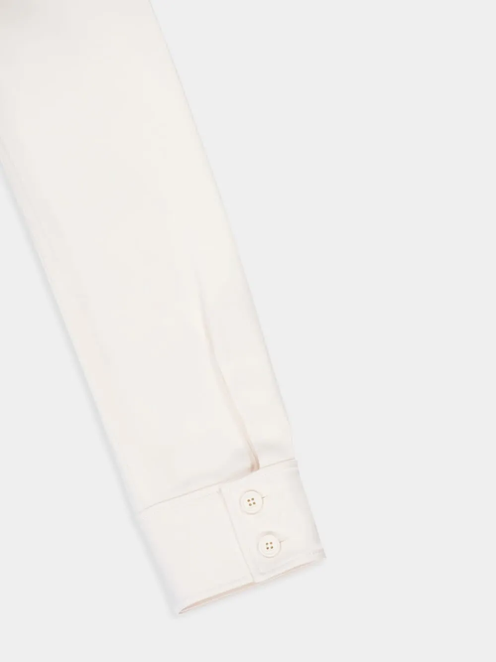 White Zipped Neck Rugby Jacket sold by Fashion Clinic product image thumbnail 5